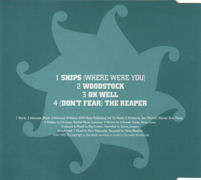 Netherlands CD single back