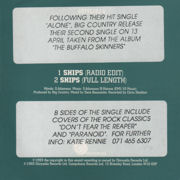 promo CD back (UK)