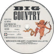 7” single centre label