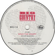 7” single centre label