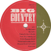7” single centre label