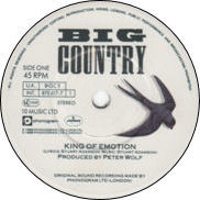 7” single centre label