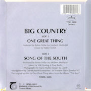 7” single (South Africa) back