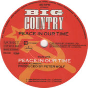 7” single centre label