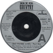 7” single centre label (disc #2)