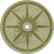 7” single centre label