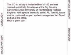CD case back