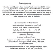 CD booklet back