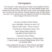 CD booklet back
