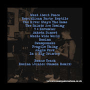 CD sleeve back
