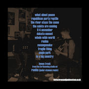 CD sleeve back
