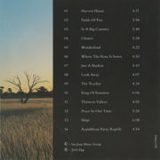 CD sleeve back