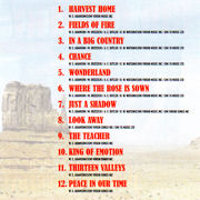 CD sleeve back