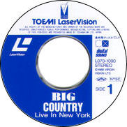 Lasderdisc centre label