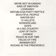 CD sleeve back