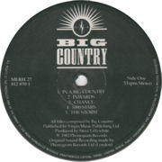LP centre label (black)