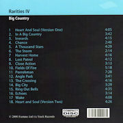 CD sleeve back