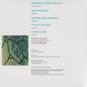 CD sleeve back