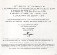CD sleeve back