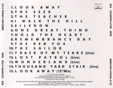 Through A Big Country CD case back