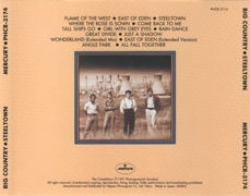 Through A Big Country CD case back