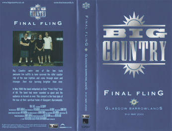Final Fling VHS